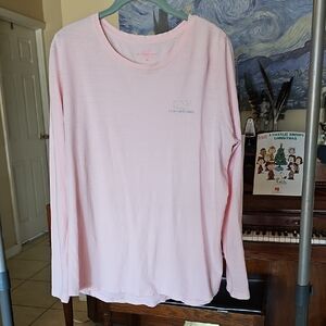 Vineyard Vines Light Pink Crew Neck Top